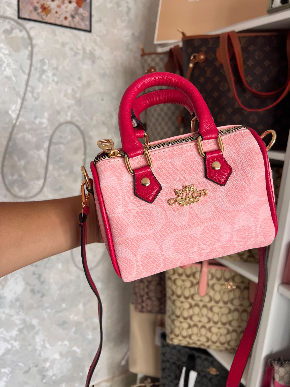 SPPEDY COACH ROSE AVEC LA HOUSSE