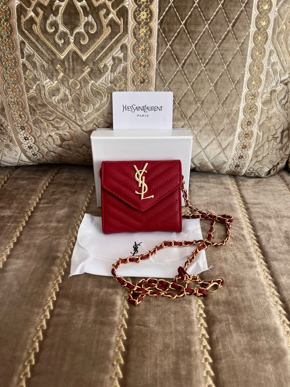 MINI YSL BORDEAU
