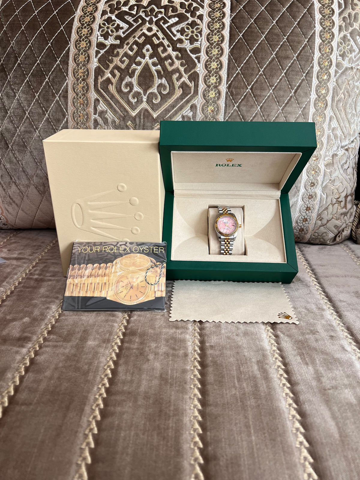 ROLEX TAB ROSE
