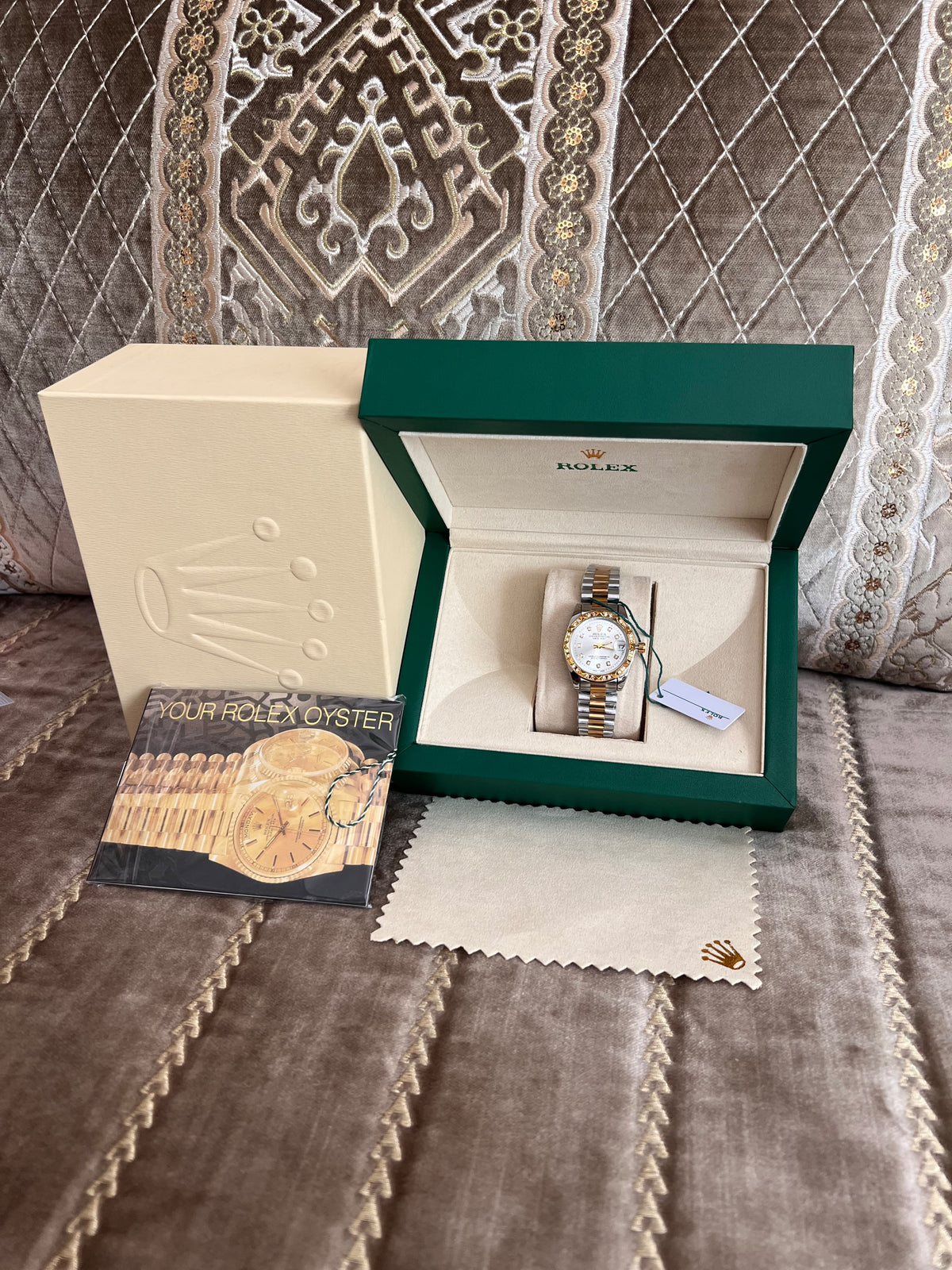 ROLEX TAB GOLD